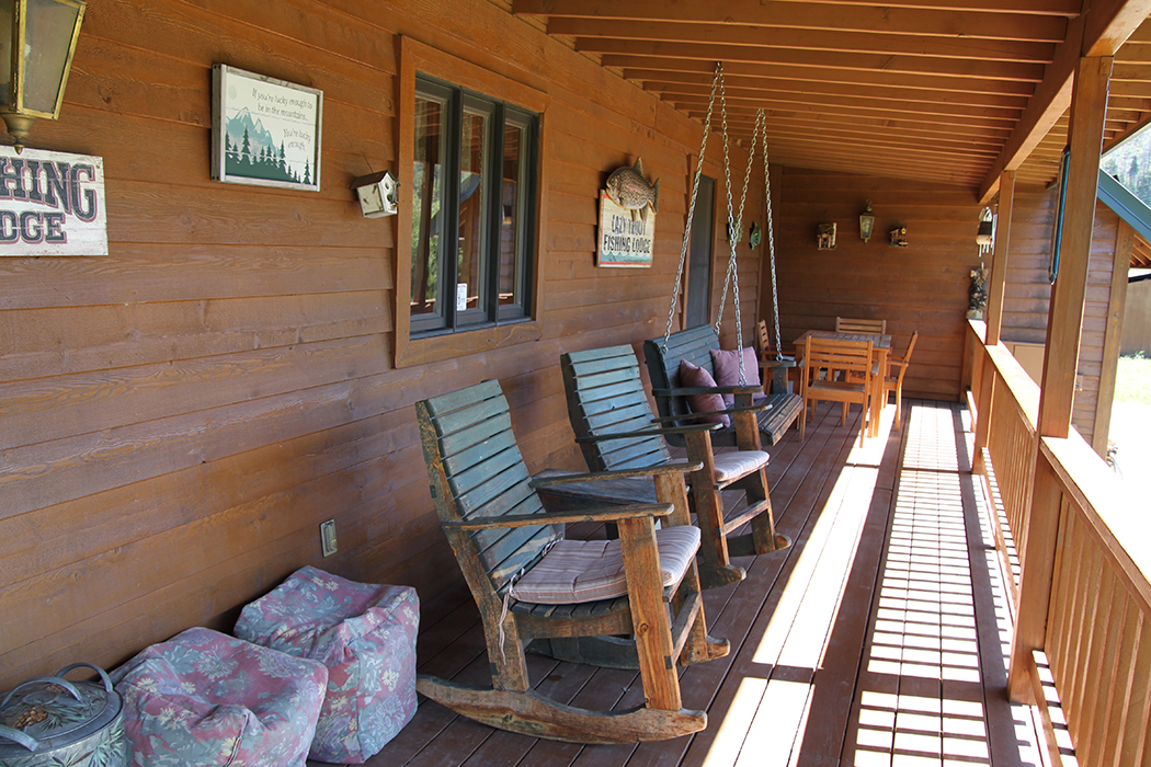 front porch sitting area